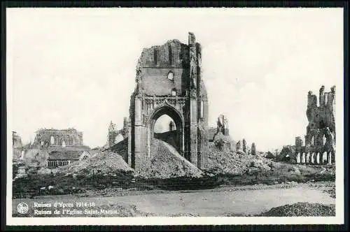 4x AK 1. WK Feldpost-Postkarte Ypres Ypern Flandern Belgien