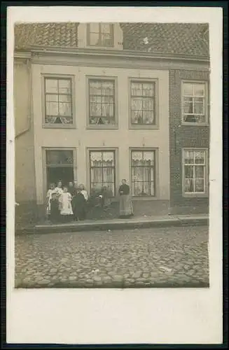 AK Dortmund Hagen Wuppertal 1910 Eingang Kinderwagen Personen Hausnummer 14
