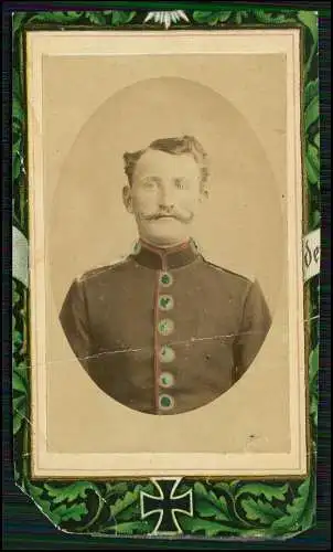 Foto Portrait Soldat Füsilier-Regiment Nr. 10  6x9 cm