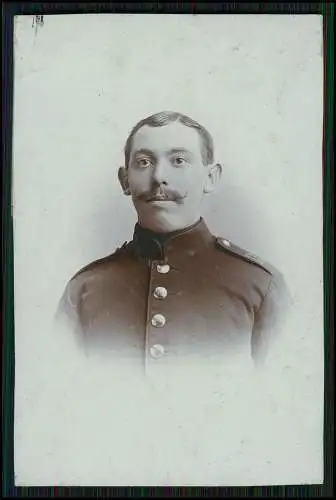 Foto 1. WK Portrait Soldat Infanterie Regiment 13 1915 6x9 cm