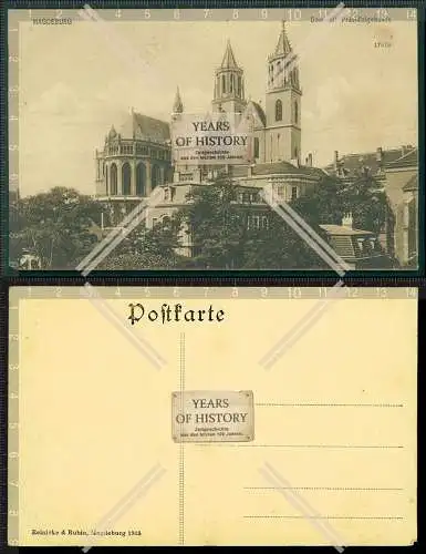 AK Magdeburg Dom mit Präsidialgebäude 1911