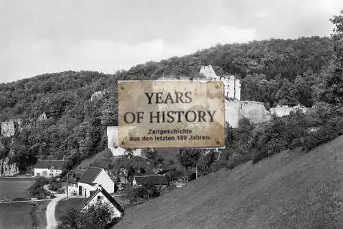 Foto 10x15cm Baden Württemberg Ruine Schülzburg im großen Lautertal