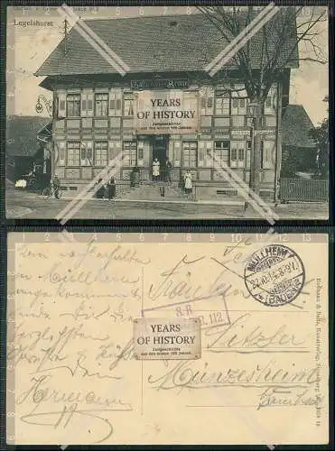 AK Legelshurst Willstätt Gasthaus zur Krone Inh. Jacob Müll 1914 Feldpost gel