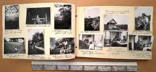 Fotoalbum 230 Fotos 1939-45 Oberlahr Altenkirchen Flammersfeld Soldaten Reise...