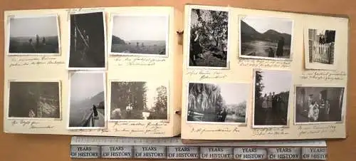 Fotoalbum 230 Fotos 1939-45 Oberlahr Altenkirchen Flammersfeld Soldaten Reise...
