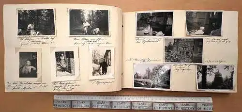 Fotoalbum 230 Fotos 1939-45 Oberlahr Altenkirchen Flammersfeld Soldaten Reise...