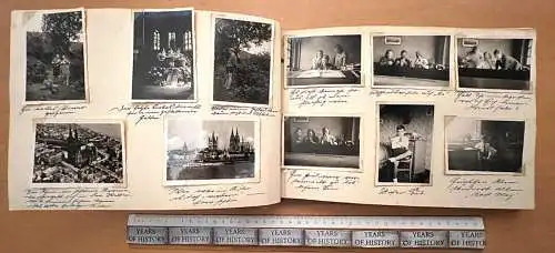 Fotoalbum 230 Fotos 1939-45 Oberlahr Altenkirchen Flammersfeld Soldaten Reise...