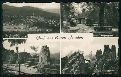 7x alte Ansichtskarten Jonsdorf in Sachsen Zittauer Gebirge Oberlausitz