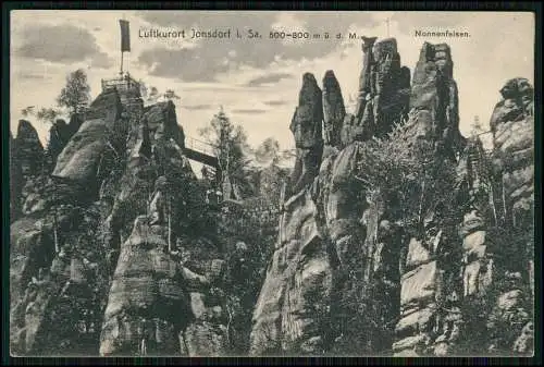 7x alte Ansichtskarten Jonsdorf in Sachsen Zittauer Gebirge Oberlausitz