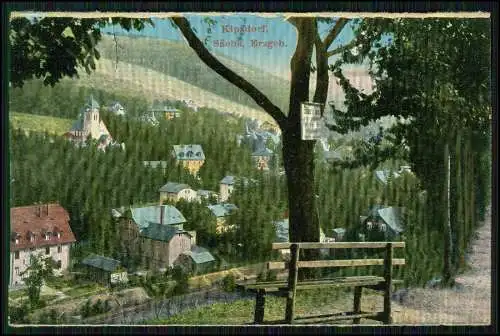 4x AK Ansichtskarte Postkarte Kipsdorf Altenberg Sachsen im Osterzgebirge 1915