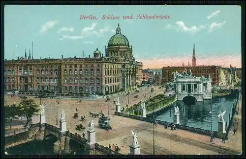 5x AK alte Ansichtskarten Postkarten Berlin diverse Ansichten um 1910 gelaufen