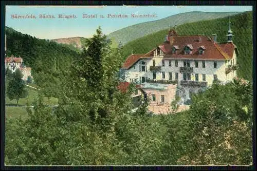 4x AK Ansichtskarte Postkarte Bärenburg Altenberg in Sachsen Osterzgebirge 1915