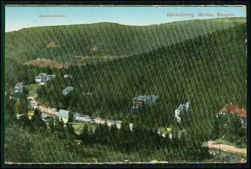 4x AK Ansichtskarte Postkarte Bärenburg Altenberg in Sachsen Osterzgebirge 1915
