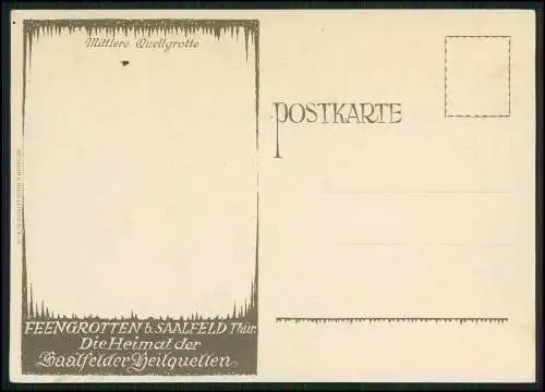 4x AK Ansichtskarte Postkarte Feengrotten Saalfeld an der Saale Thüringen 1932