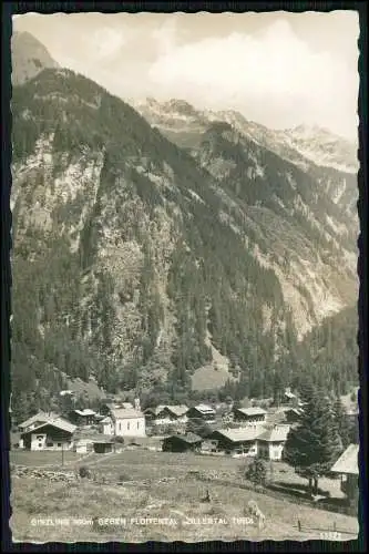 3x Foto AK Ansichtskarte Postkarte Ginzling Tirol Blick auf den Ort im Zillertal