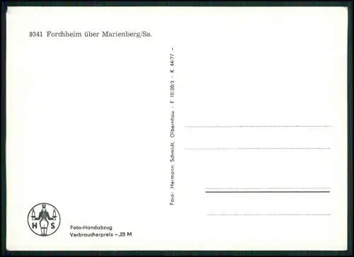 Foto AK Evangelische Kirche Forchheim Forchheim Pockau-Lengefeld in Sachsen