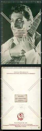Orig. Autogrammkarte  Carlos Thompson war ein argentinischer Schauspieler und S
