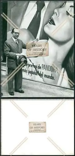 Pressefoto 24x18cm Spanien großes Straßenplakat Pandora