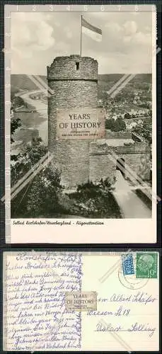 Foto AK Bad Karlshafen an der Oberweser Hessen Hogenotten Turm Weser