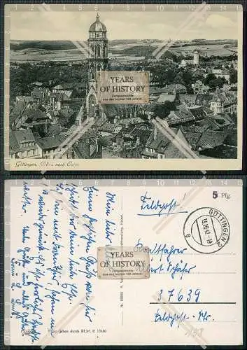 AK Göttingen Blick vom Johannisturm nach Osten Kirche 1942 Feldpost gelaufen