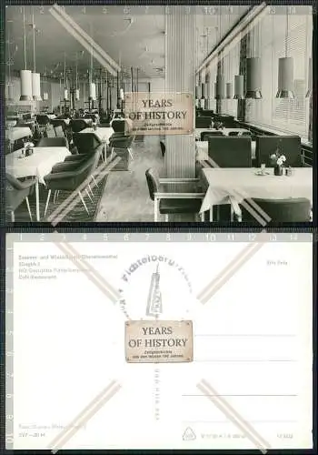 Foto AK Oberwiesenthal HO Gaststätte Fichtelberghaus Cafe DDR Karte Stempel