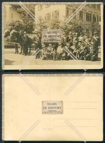 Foto AK Ansichtskarte Postkarte Gasthaus Sonne Eugen Theurer um 1930