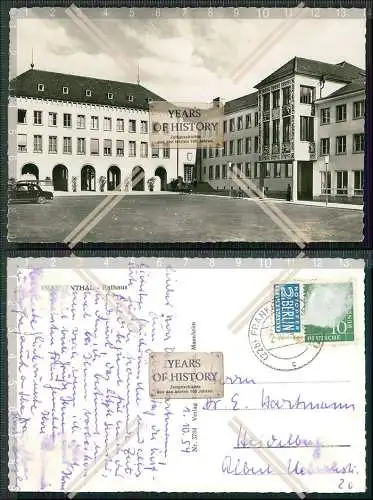 Foto AK Ansichtskarte Postkarte Frankenthal Rheinland Pfalz Rathaus Mercedes Be