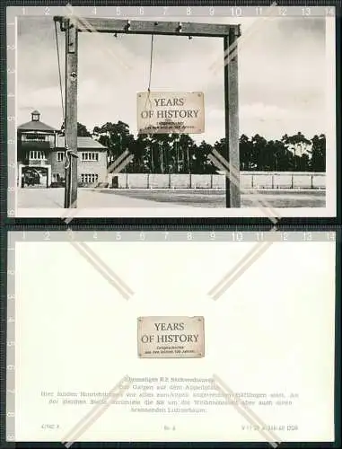 Foto DDR 1955-70 KZ Ehemaliges Konzentrationslager Sachsenhausen Nr. 6