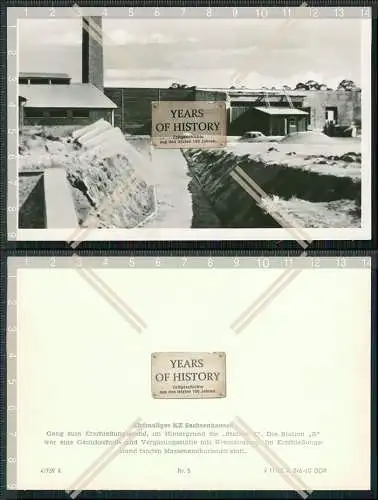 Foto DDR 1955-70 KZ Ehemaliges Konzentrationslager Sachsenhausen Nr. 5