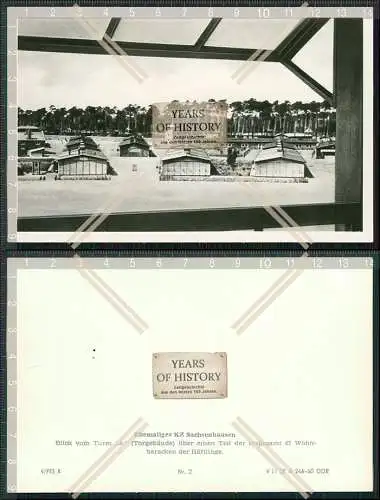 Foto DDR 1955-70 KZ Ehemaliges Konzentrationslager Sachsenhausen Nr. 2