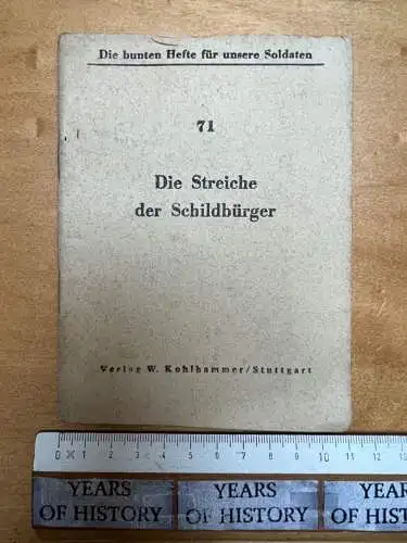 14x Heft - Die bunten Hefte für unsere Soldaten - Leseheft für Frontsoldaten