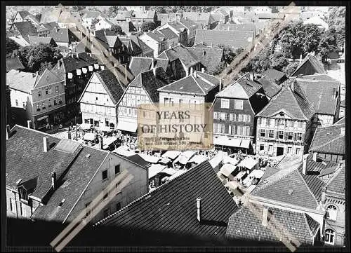 Foto Unna bei Dortmund Markt mit Stände gut besucht Luftbild Fliegeraufnahme