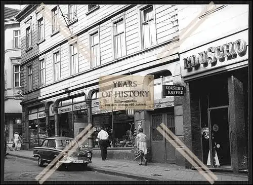 Foto Unna bei Dortmund Straßenansicht Geschäfte Eisenwaren Hausgeräte Edusch