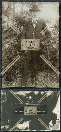 Foto am Ludwig Donau Main Kanal 1903 Kelheim feiner Herr im Anzug