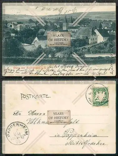 AK Ansichtskarte Postkarte Heidenheim am Hahnenkamm Panorama 1905 gelaufen