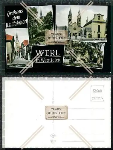 Orig. AK Werl in Westfalen mehrfach Ansicht 