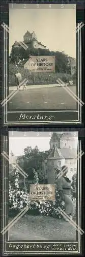 Foto 2x Bodensee Burg Meersburg Altes Schloss Dagobert 1933 Straßenschilder uv