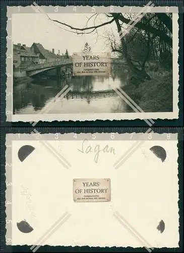 Foto Sagan Zagan Lebus Polen 1941 Brücke Fluss 1941