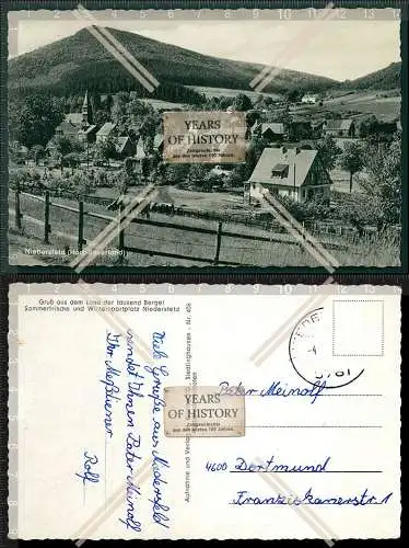 Orig. AK Niedersfeld Winterberg im Hochsauerlandkreis Nordrhein-Westfalen