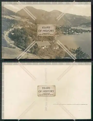 Foto AK Tegernsee Lr. Miesbach Oberbayern Blick von der Wacht aus um 1910