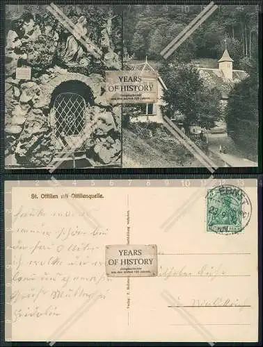 AK Postkarte St. Ottilien Waldsee Freiburg Ottilienquelle 1912 gelaufen