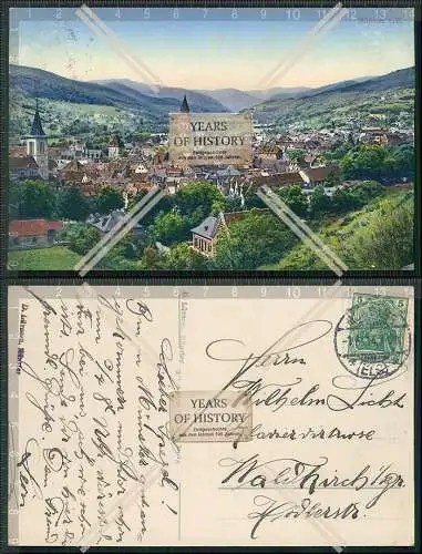 AK Munster Münster Elsaß Elsass Haut Rhin Panorama 1914 gelaufen