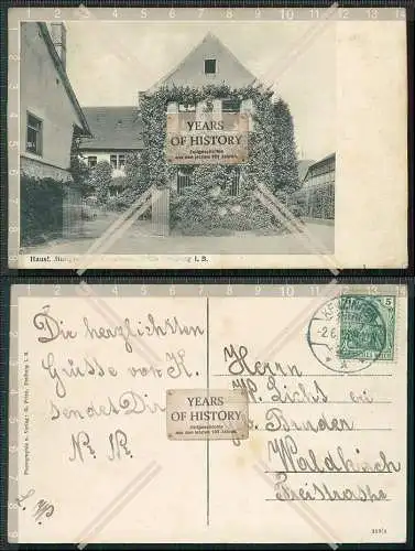 AK Kenzingen im Breisgau Baden Haushaltungsschule 1913 gelaufen