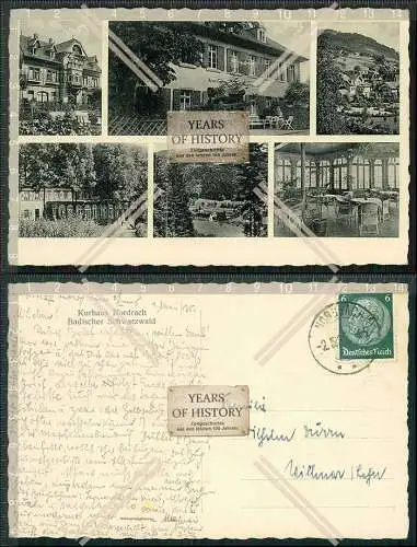 AK Nordrach in Baden Württemberg Kurhaus Badischer Schwarzwald 1935 gelaufen