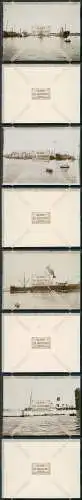 Foto 4x Nord-Italien Hafen Schiffe Boote 1910