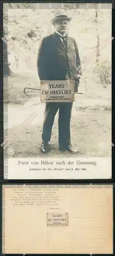 AK Fürst von Bülow nach der Genesung Aufnahme für die Woche vom 8. Mai 1906