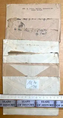 7x Feldpostbrief 11. 1940 FPN 19671 Ln.Rgt.15   H. Pohle aus Blankenfelde Mahlow