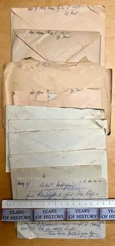 8x Feldpostbrief 10. 1940 FPN 19671 Ln.Rgt.15 H. Pohle aus Blankenfelde Mahlow
