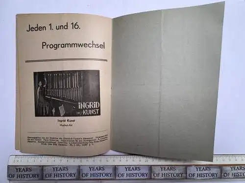 10. Heft Programm Mai 1939 Das Familien Löwenhof Variete Hannover Luisenstraße 5