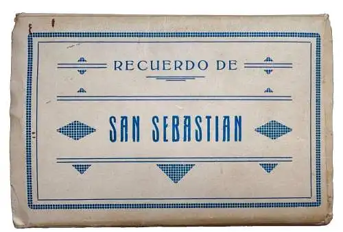 10x Foto AK Leporello Postkarten - San Sebastián Biskaya Baskenland in Spanien